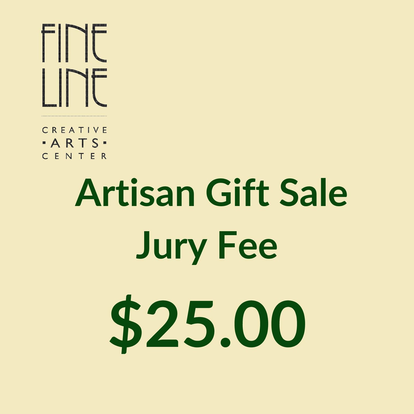 Artisan Gift Sale Jury Fee