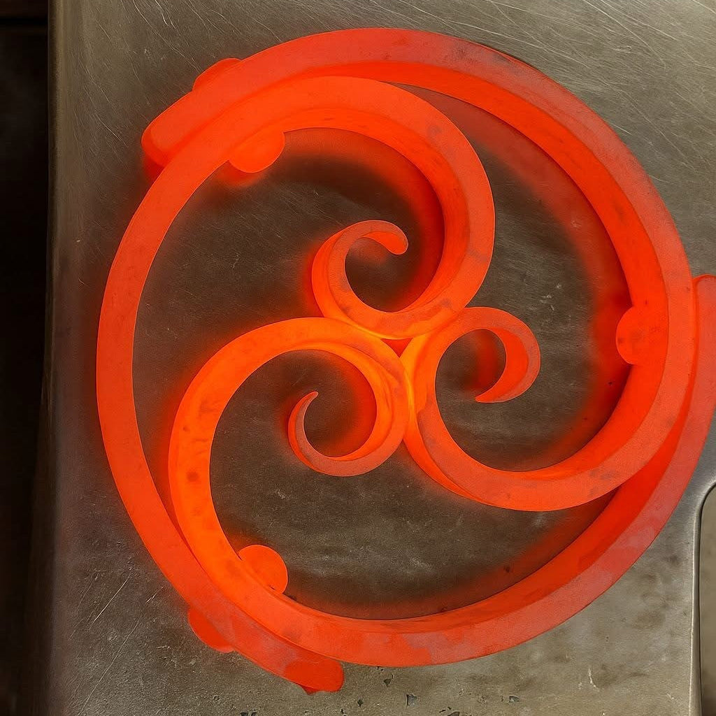 HAND FORGED CELTIC TRIVET