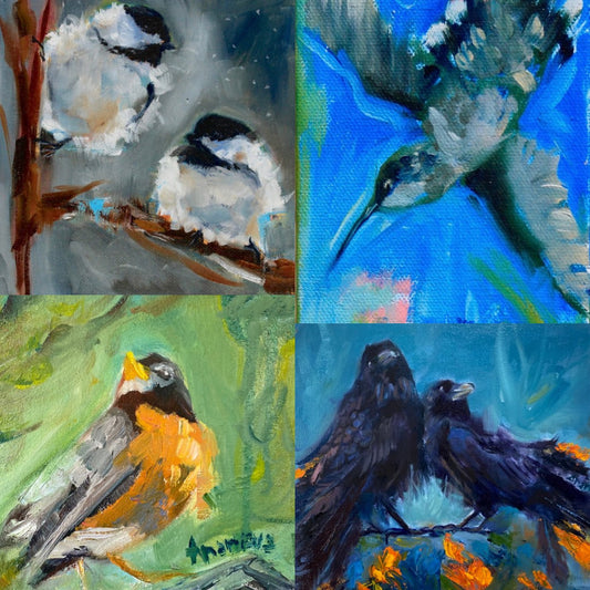 DRAW AND PAINT BIRDS LIKE A PRO - OIL PAINTING WORKSHOP