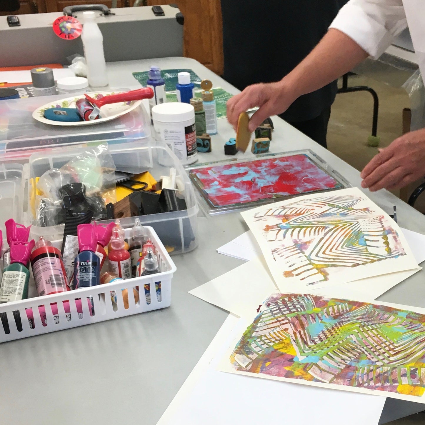 GELLI PLATE PRINTING