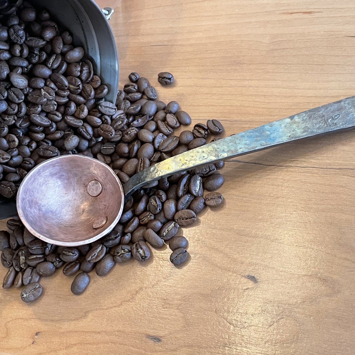 HAND FORGED COFFEE SCOOP