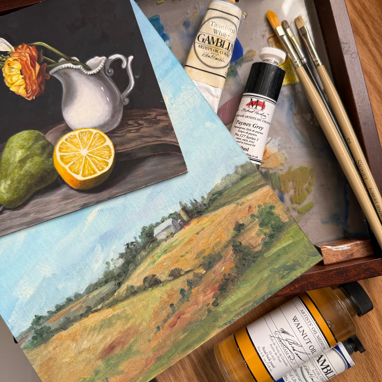 SOLVENT - FREE TRADITIONAL OIL PAINTING