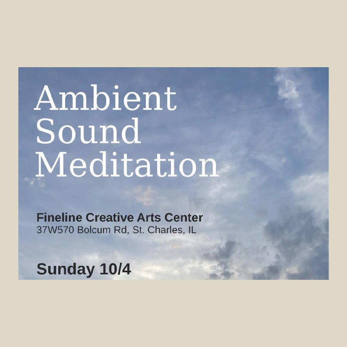 Ambient Sound Bath