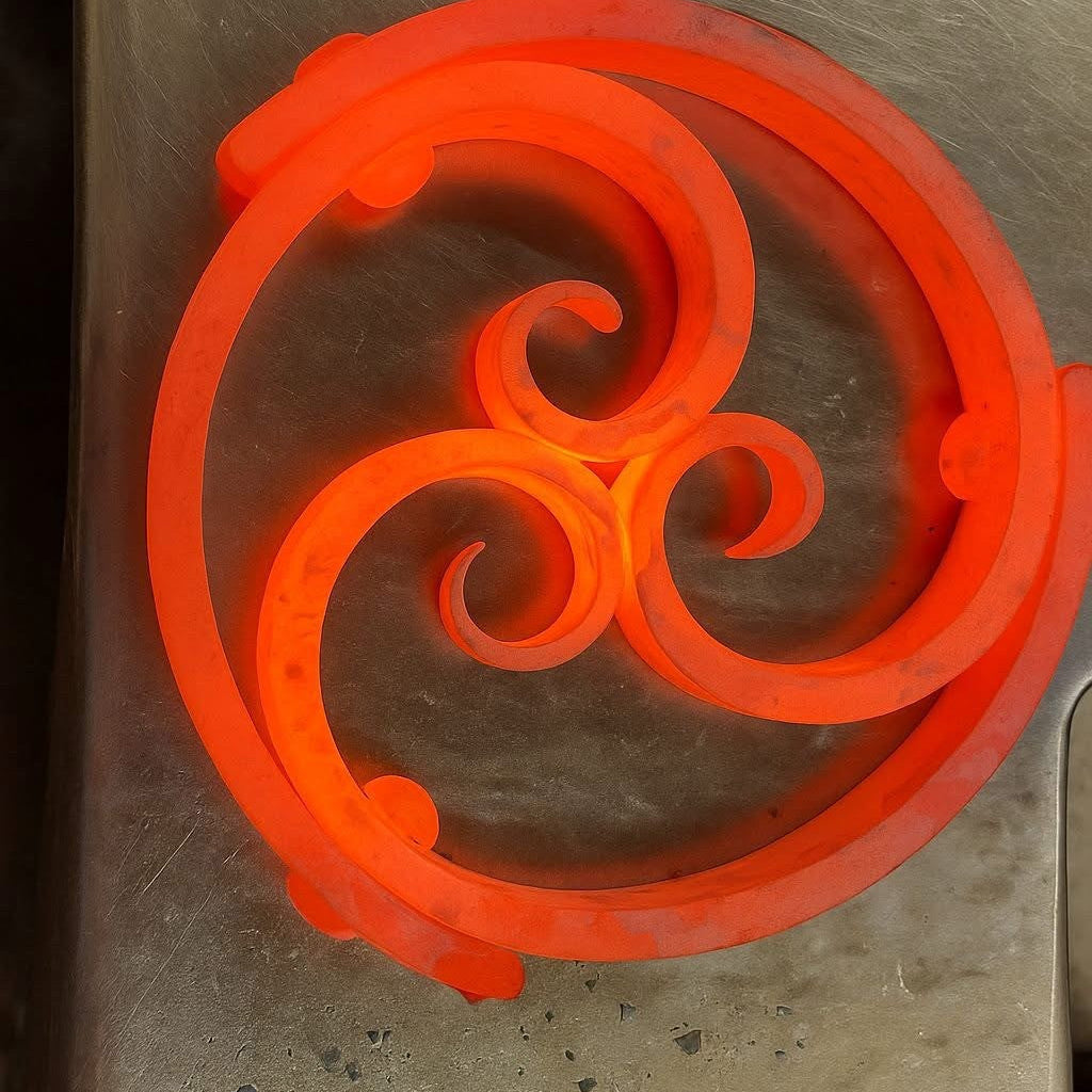 HAND FORGED CELTIC TRIVET