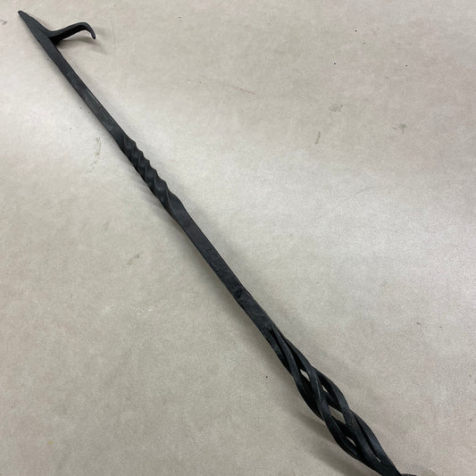 HAND FORGED FIREPLACE POKER