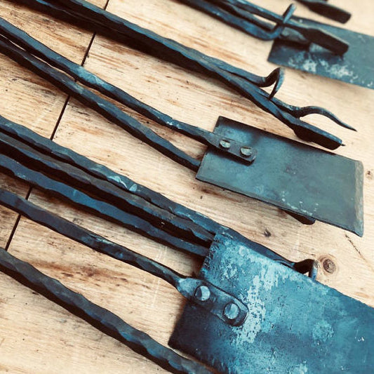 BLACKSMITH FORGED BBQ UTENSILS