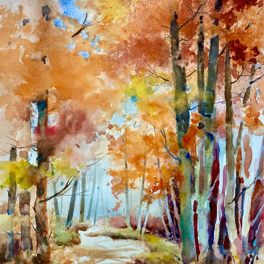 BEGINNER AND INTERMEDIATE WATERCOLOR - OCTOBER