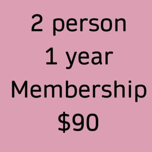 Membership - 1 Year 2 person